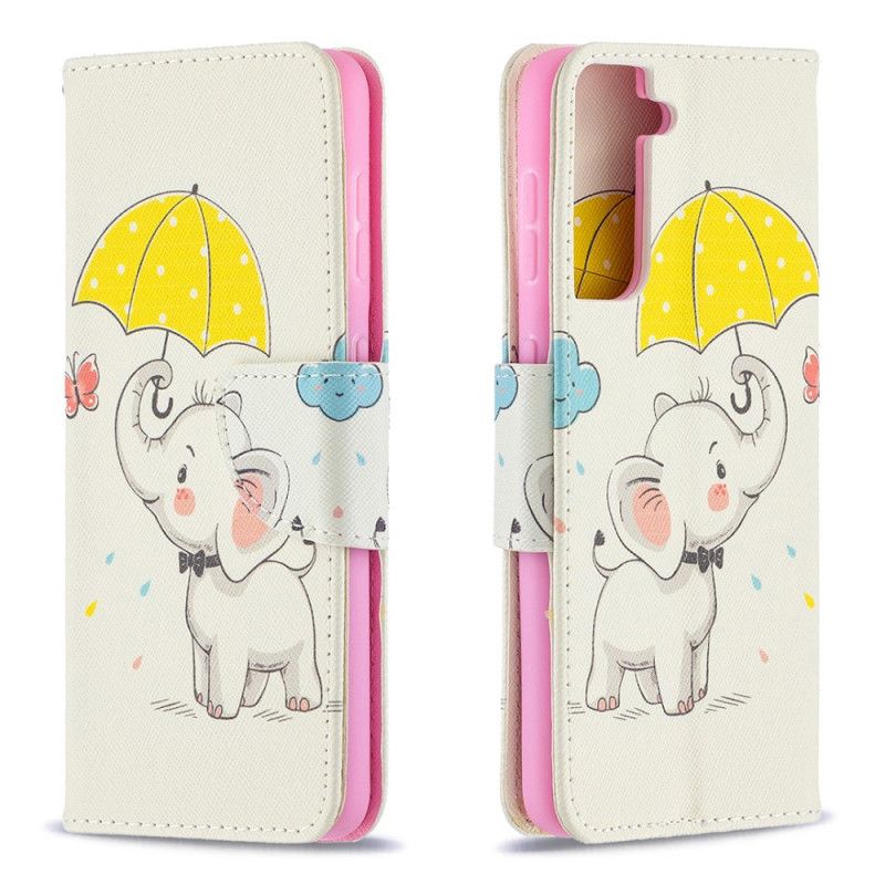 Folio Deksel for Samsung Galaxy S21 5G Elefant