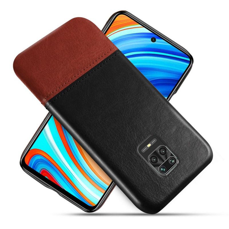 Deksel Xiaomi Redmi Note 9S / Note 9 Pro Svart Mobildeksel To-Tone Ksq