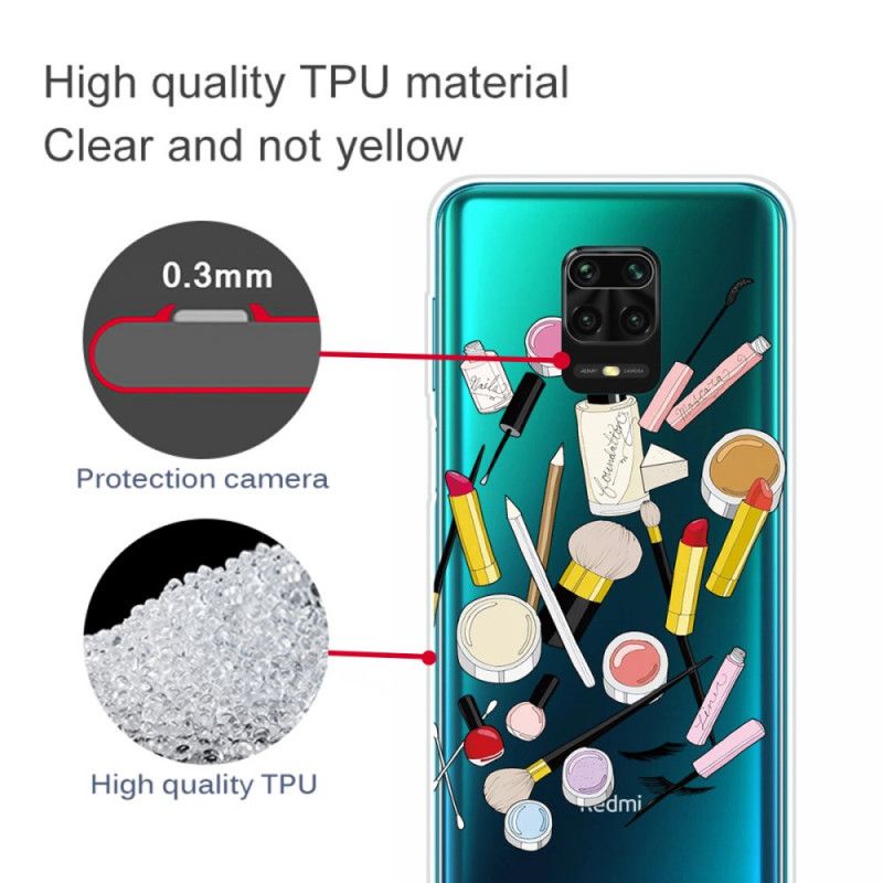 Deksel Xiaomi Redmi Note 9S / Note 9 Pro Toppsminke Anti-fall