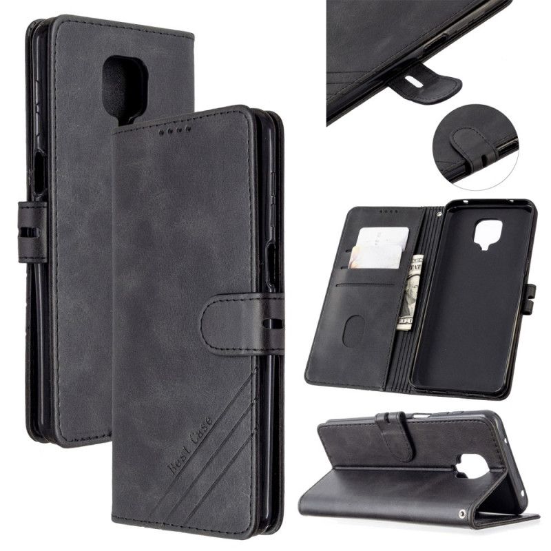 Folio Deksel Xiaomi Redmi Note 9S / Note 9 Pro Rød Best Case