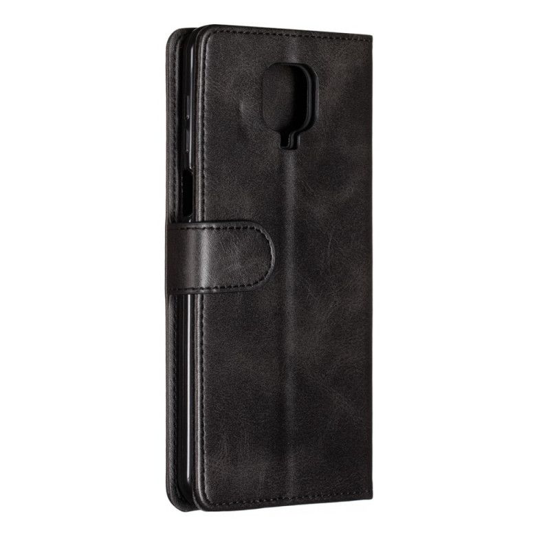 Folio Deksel Xiaomi Redmi Note 9S / Note 9 Pro Svart Stroppytelse