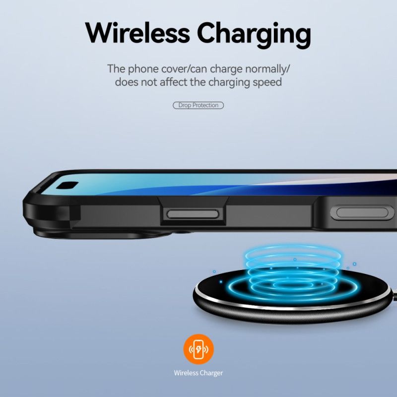 Deksel iPhone 17 Pro Hybrid Gjennomsiktig