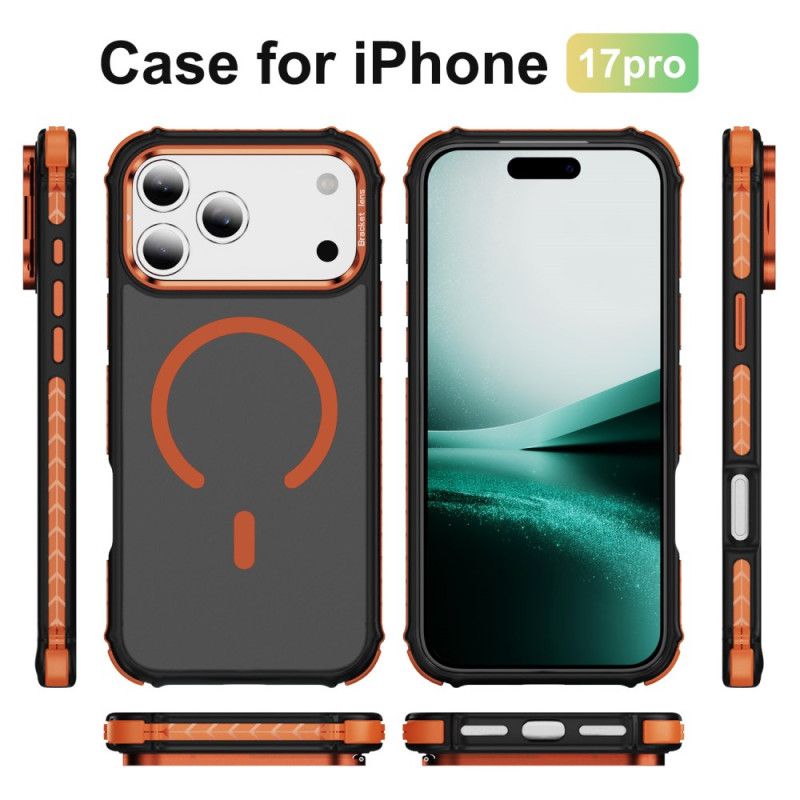 Deksel iPhone 17 Pro Kompatibel Med Linsefeste Og Magsafe