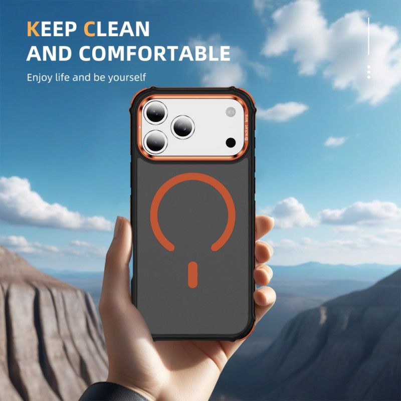 Deksel iPhone 17 Pro Kompatibel Med Linsefeste Og Magsafe