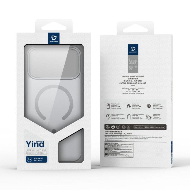 Deksel iPhone 17 Pro Magsafe Yind-serien Dux Ducis