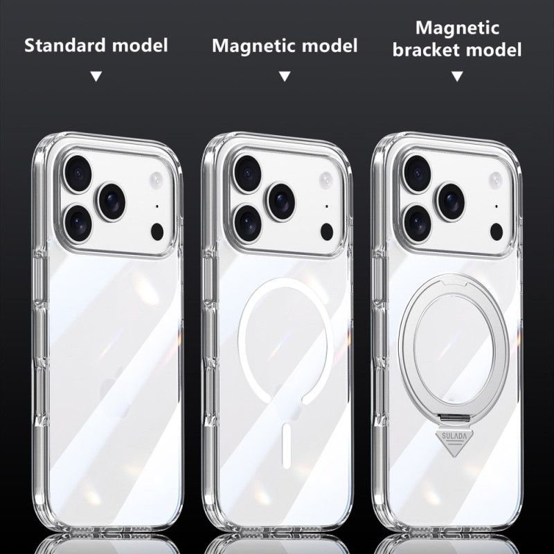 Deksel iPhone 17 Pro Mobildeksel Magsafe-kompatibel Gjennomsiktig