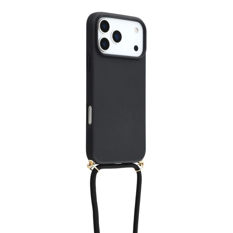 Deksel iPhone 17 Pro Mobildeksel Silikonsnor