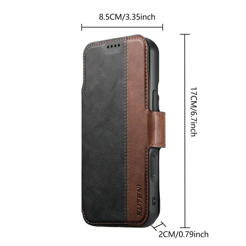 Folio Deksel iPhone 17 Pro Magsafe Tofarget Avtakbart Etui