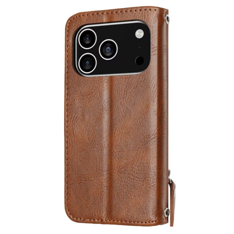 Folio Deksel iPhone 17 Pro Retro Stroppdesign