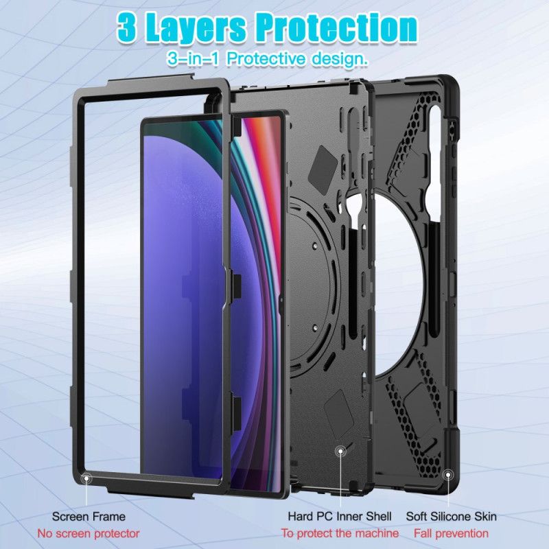 Deksel Samsung Galaxy Tab S10 Ultra Multifunksjonell Beskyttelse Deksel