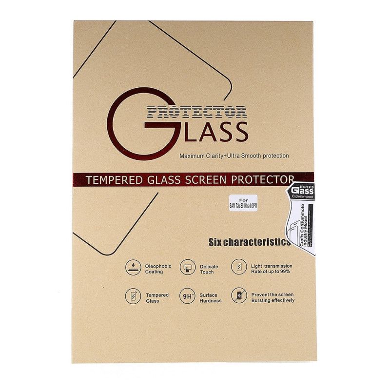 Skjermbeskytter I Herdet Glass For Samsung Galaxy Tab S10 Ultra / S9 Ultra / S8 Ultra