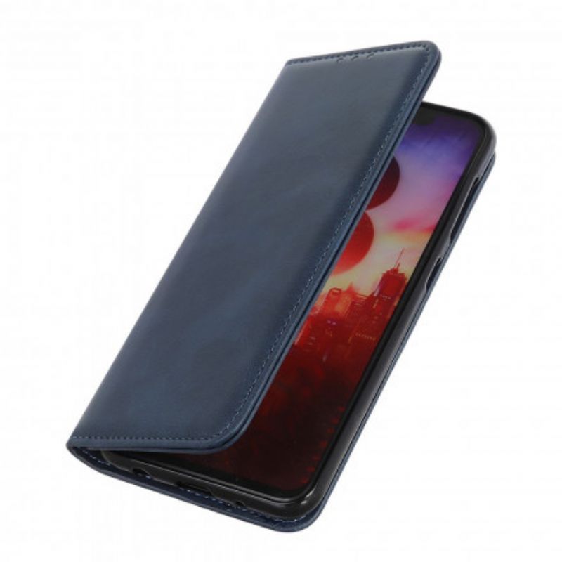 Folio Deksel Til Xiaomi Redmi 10 Delt Skinn