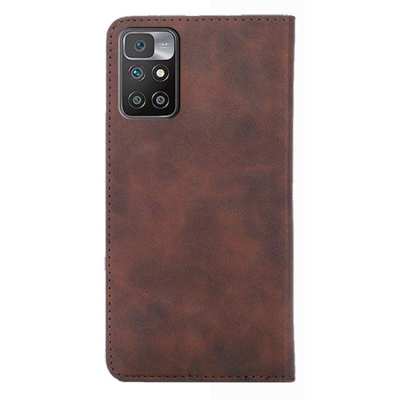 Folio Deksel Xiaomi Redmi 10 Skin-touch-design