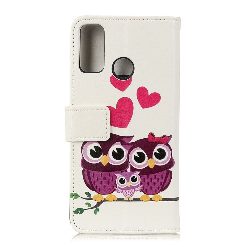 Lærdeksel Folio Deksel Oppo A53s Ugler