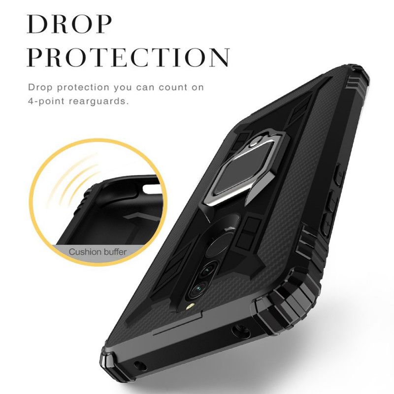 Deksel for Xiaomi Redmi 8 Svart Premium Ring