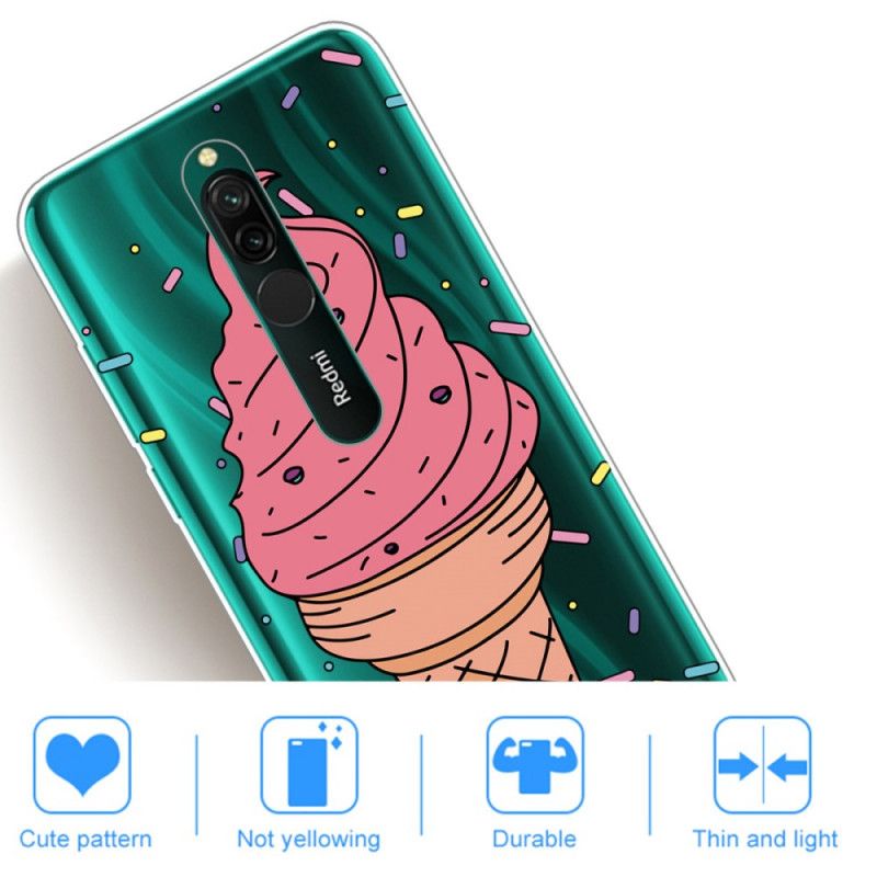 Deksel Xiaomi Redmi 8 Mobildeksel Iskrem