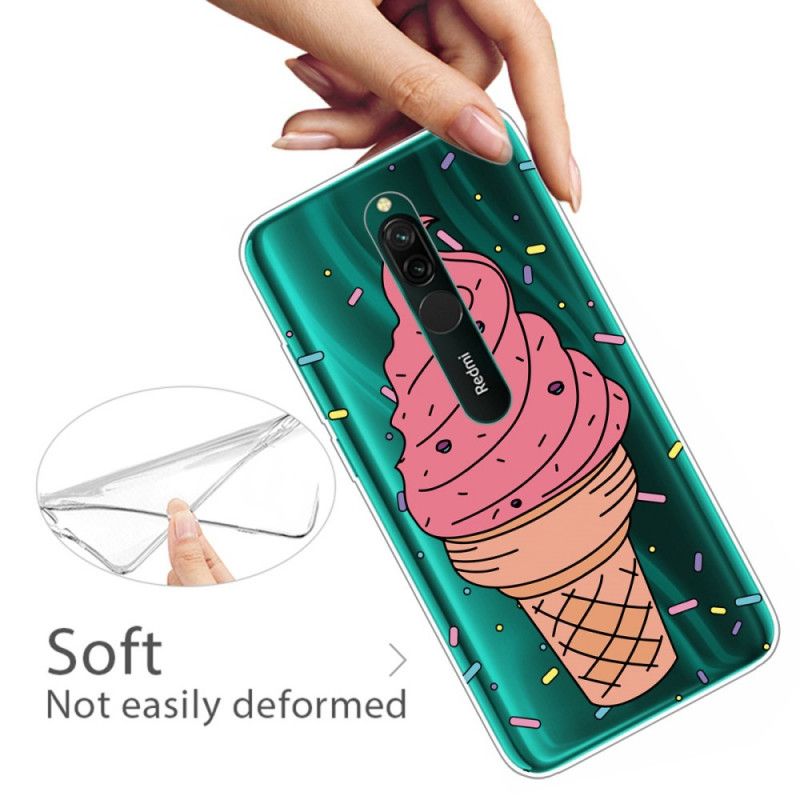 Deksel Xiaomi Redmi 8 Mobildeksel Iskrem