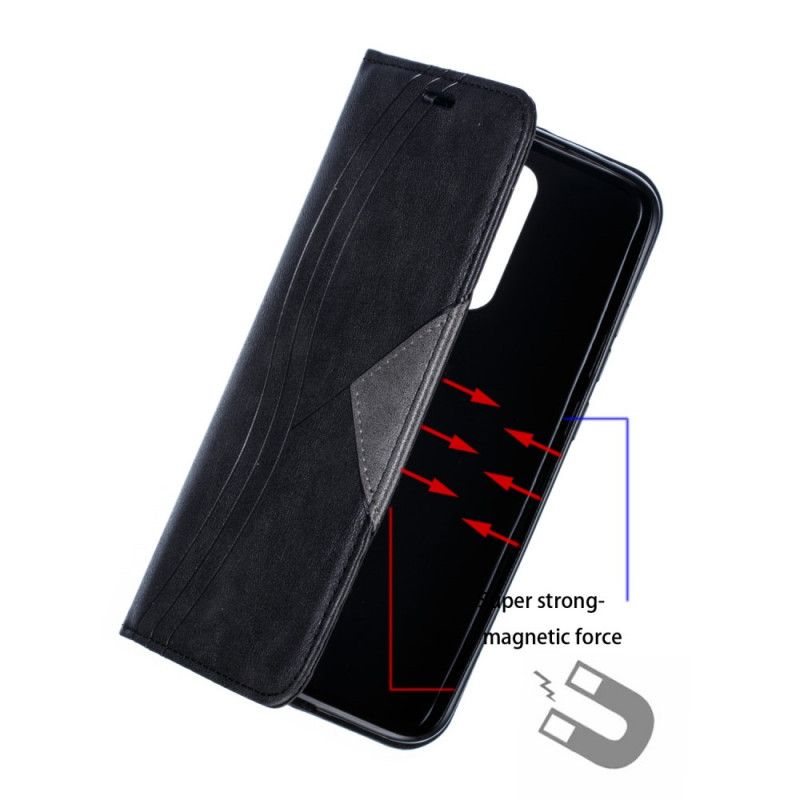 Folio Deksel for Xiaomi Redmi 8 Grå Bølgelærstil