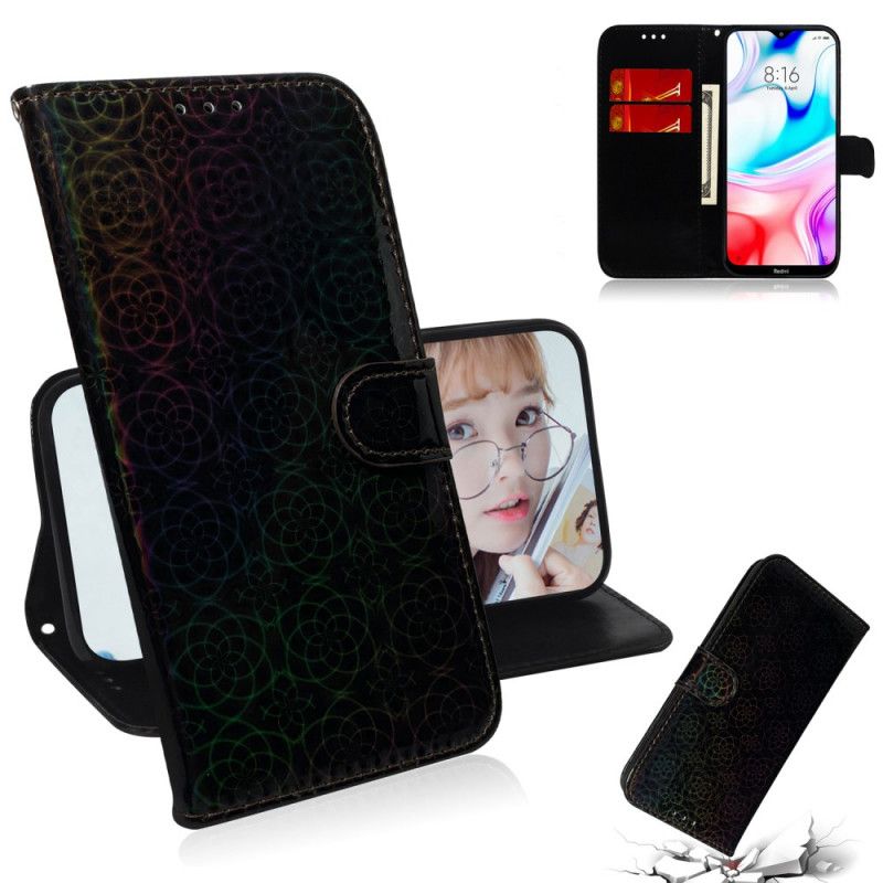 Folio Deksel for Xiaomi Redmi 8 Svart Ren Farge