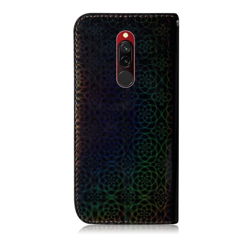 Folio Deksel for Xiaomi Redmi 8 Svart Ren Farge