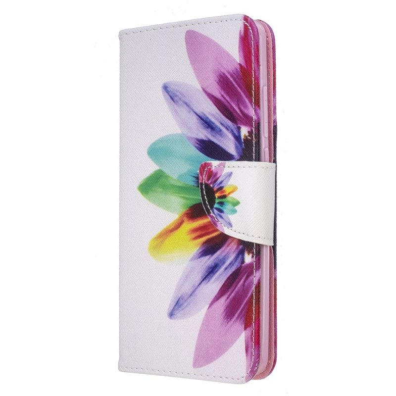 Folio Deksel Xiaomi Redmi 8 Akvarellblomst