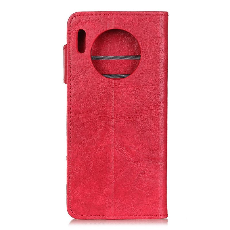 Folio Deksel for Huawei Mate 30 Rød Kunstnerisk Og Søm