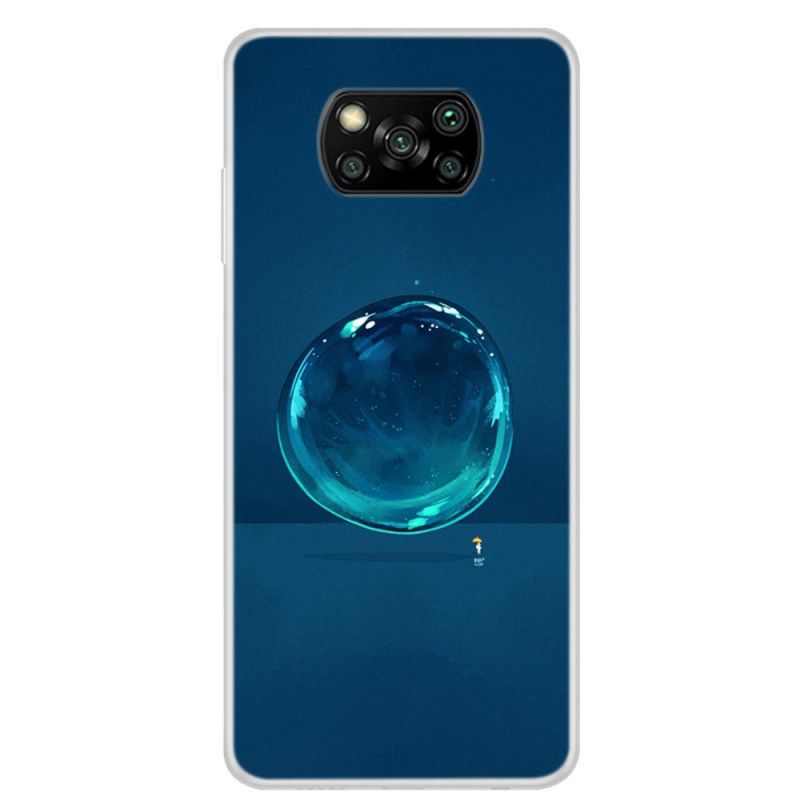 Deksel for Xiaomi Poco X3 Dråpe Vann