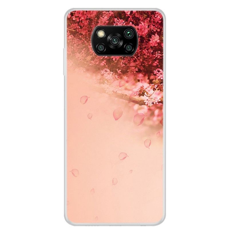 Deksel Xiaomi Poco X3 Gjennomsiktig Romantisk Tre