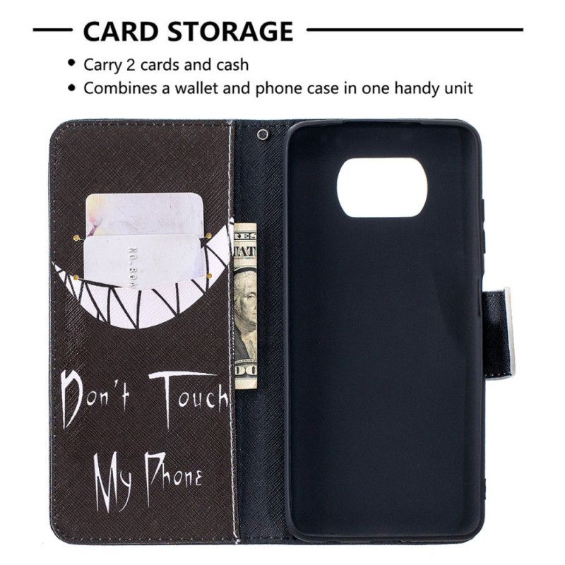 Folio Deksel Xiaomi Poco X3 Djeveltelefon Beskyttelse