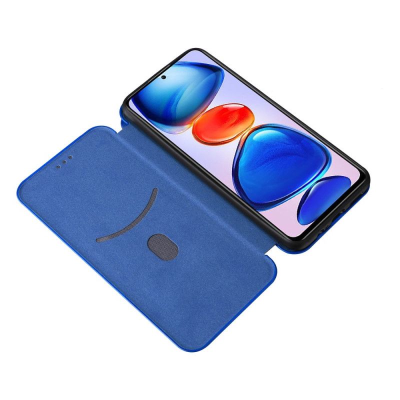 Folio Deksel Xiaomi Redmi Note 11 / Poco M4 Pro 5g Karbonfiber