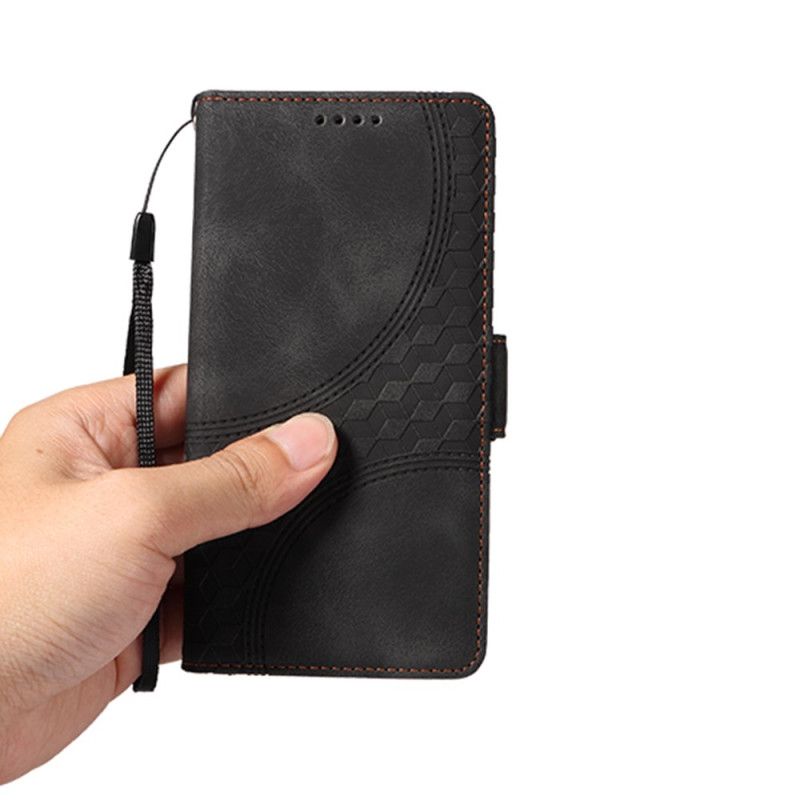 Folio Deksel Realme 14 Pro 5g Diamantdesign Beskyttelse Deksel