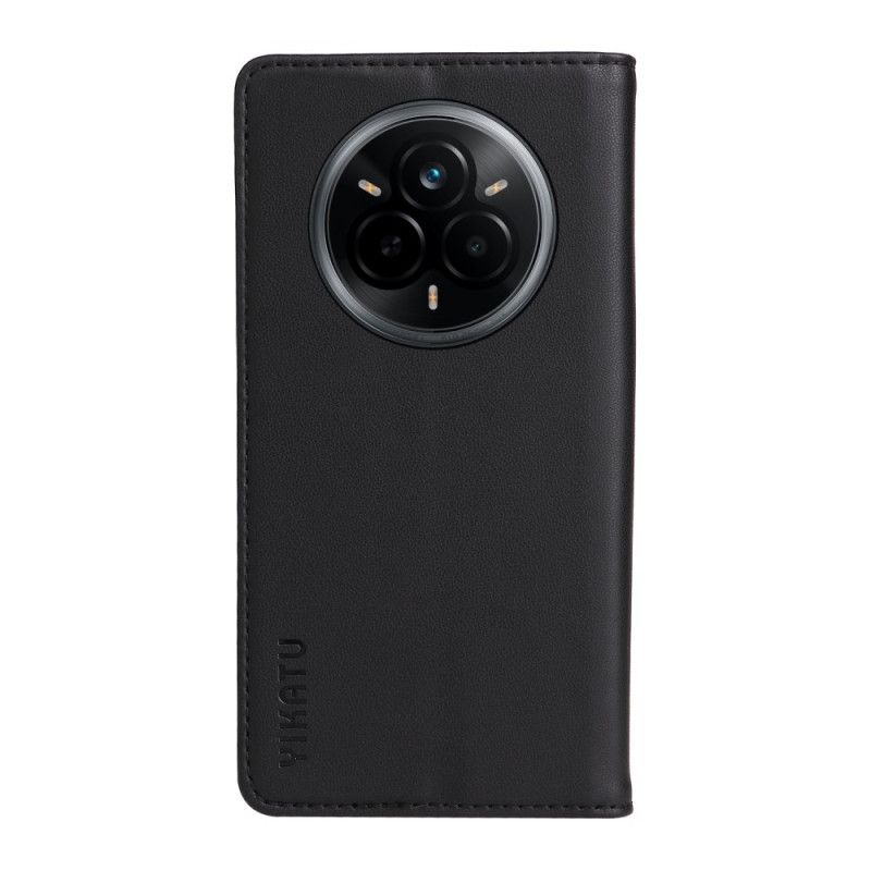 Folio Deksel Realme 14 Pro 5g Klassisk Ykatu-skinneffekt Beskyttelse Deksel