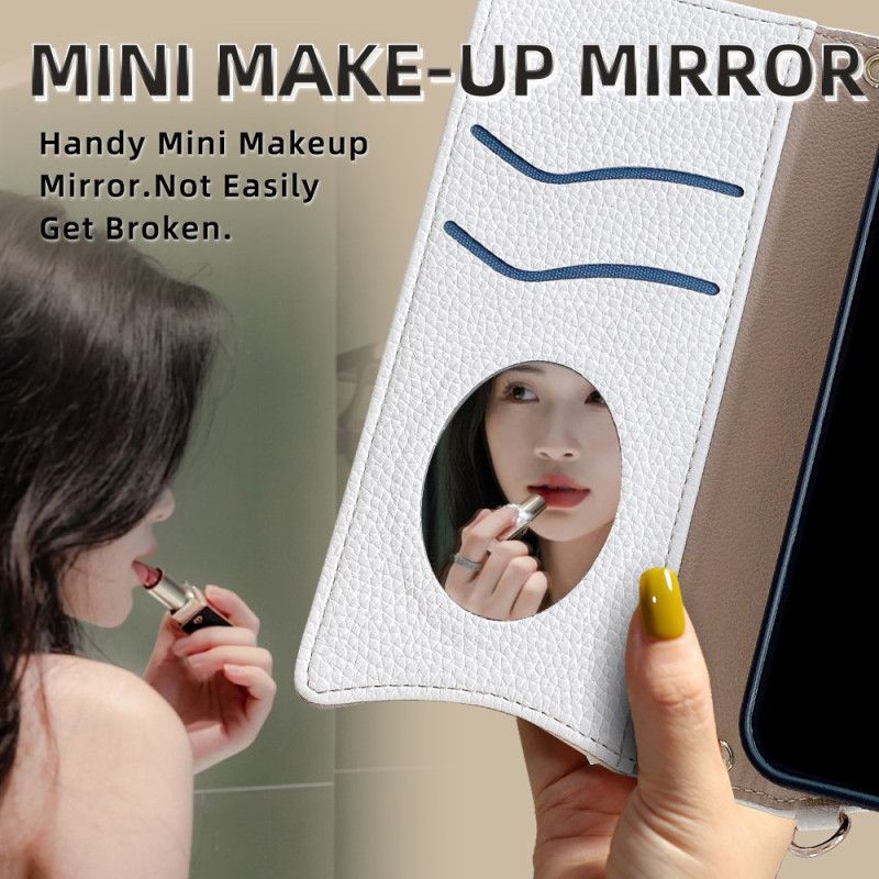 Folio Deksel Realme 14 Pro 5g Lommebok Og Kjede