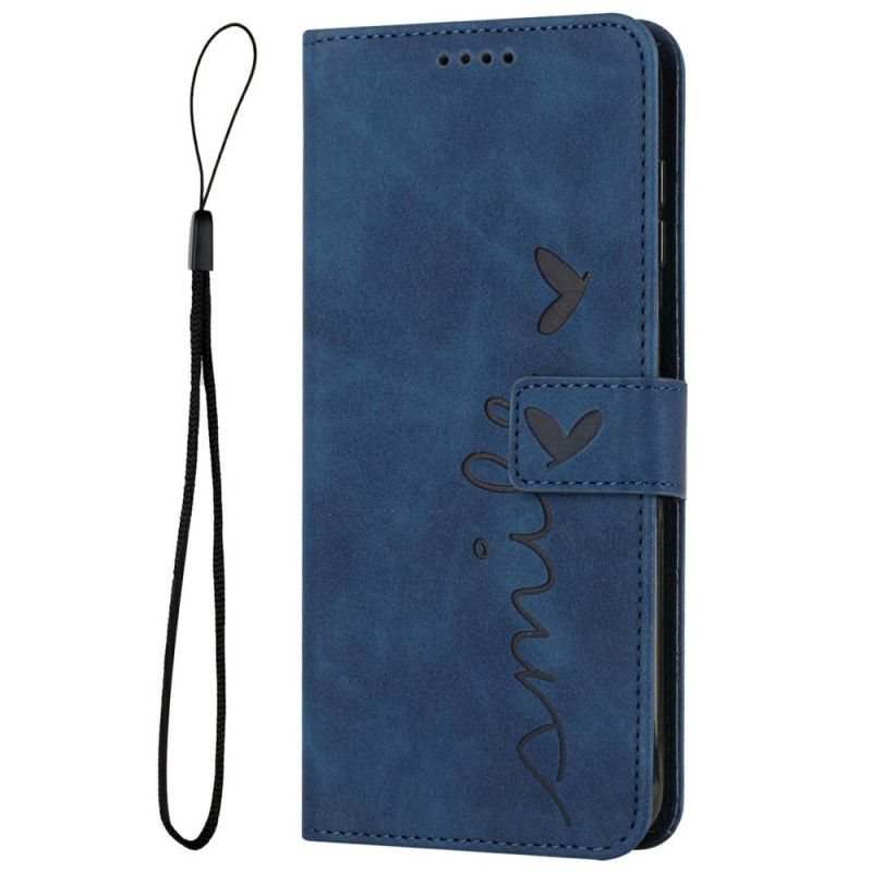 Folio Deksel Til Realme 14 Pro 5g Smil Med Stropp