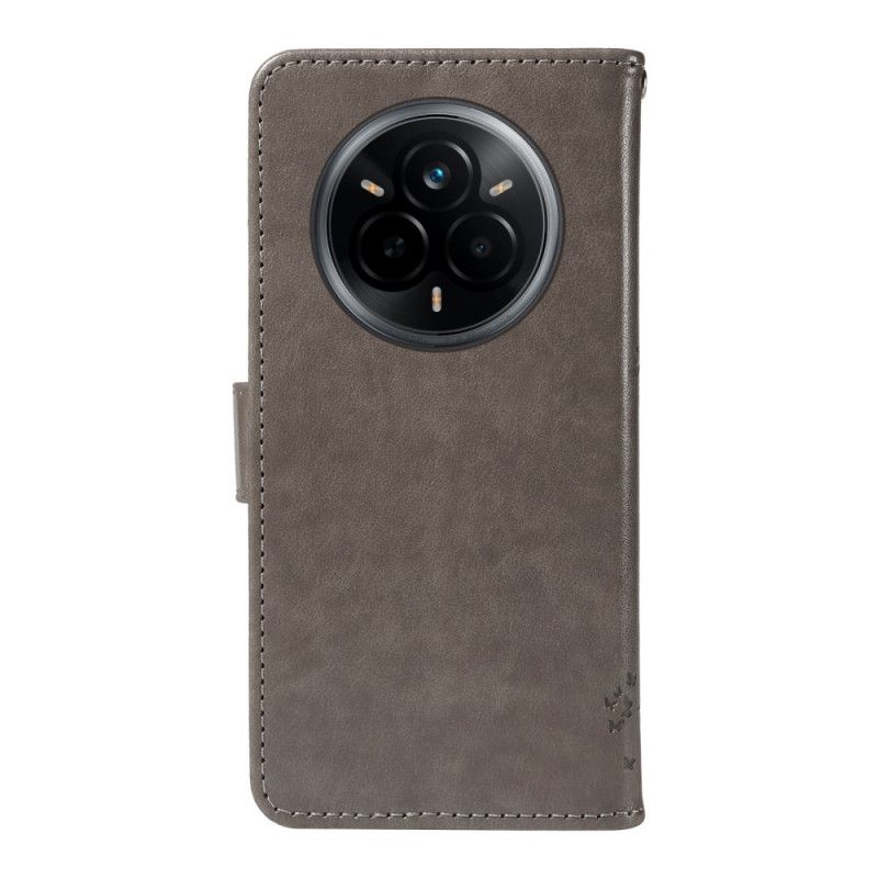 Folio Deksel Til Realme 14 Pro 5g Tre Og Katt