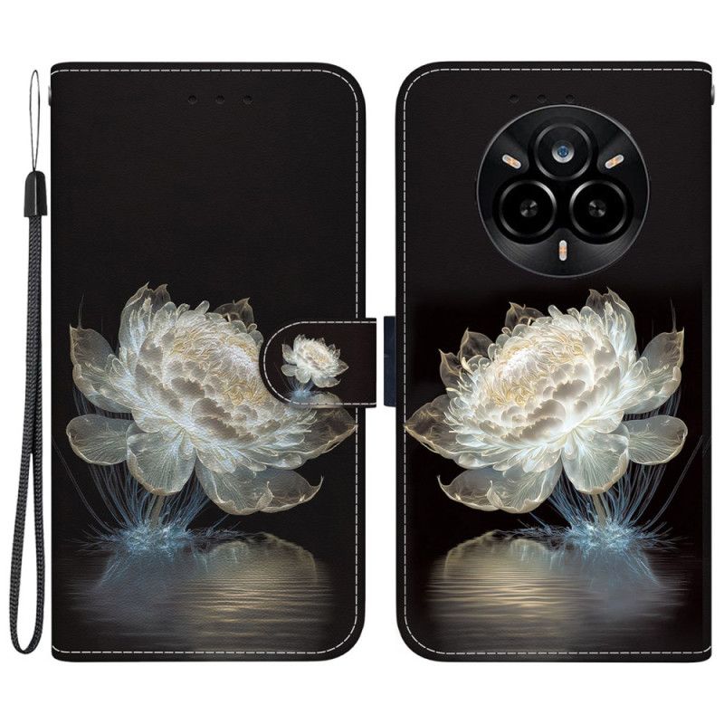 Lærdeksel Folio Deksel Realme 14 Pro 5g Krystallpeon