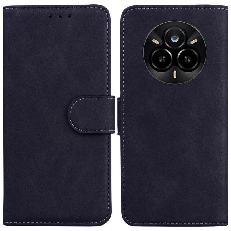 Lærdeksel Folio Deksel Realme 14 Pro 5g Mobildeksel Semsket Skinn-stil