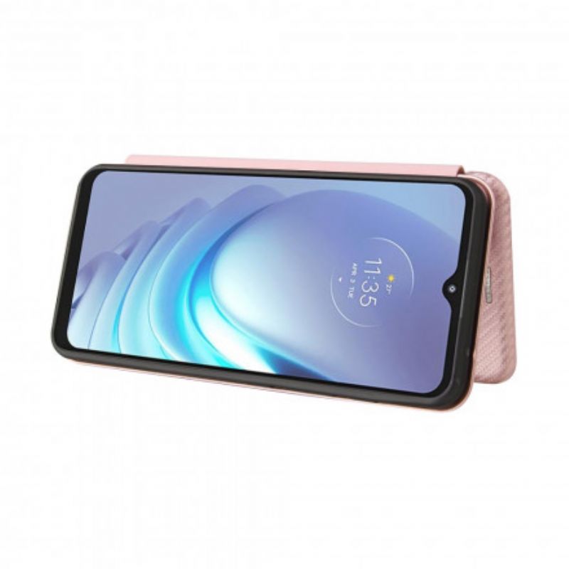 Folio Deksel Moto G50 Silikonkarbon
