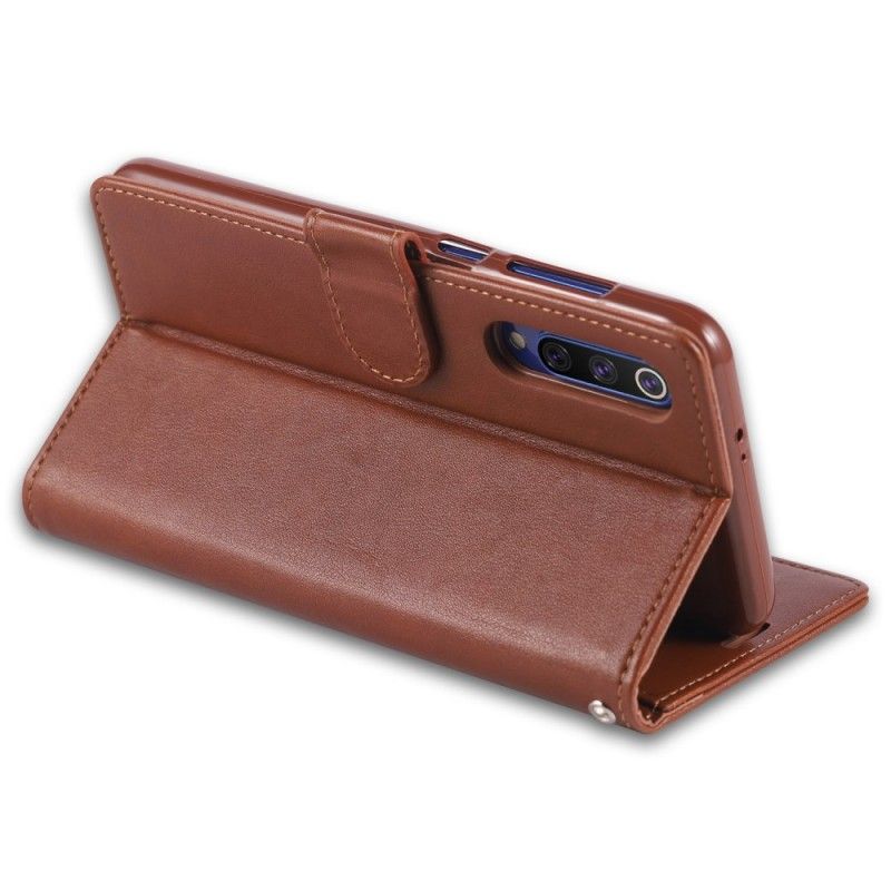 Folio Deksel for Xiaomi Mi 9 SE Svart Luksus Azns