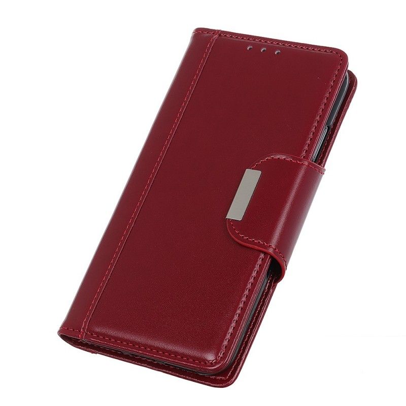 Lærdeksel Folio Deksel Xiaomi Mi 9 SE Rød Faux Skinn Eleganse Nedleggelse