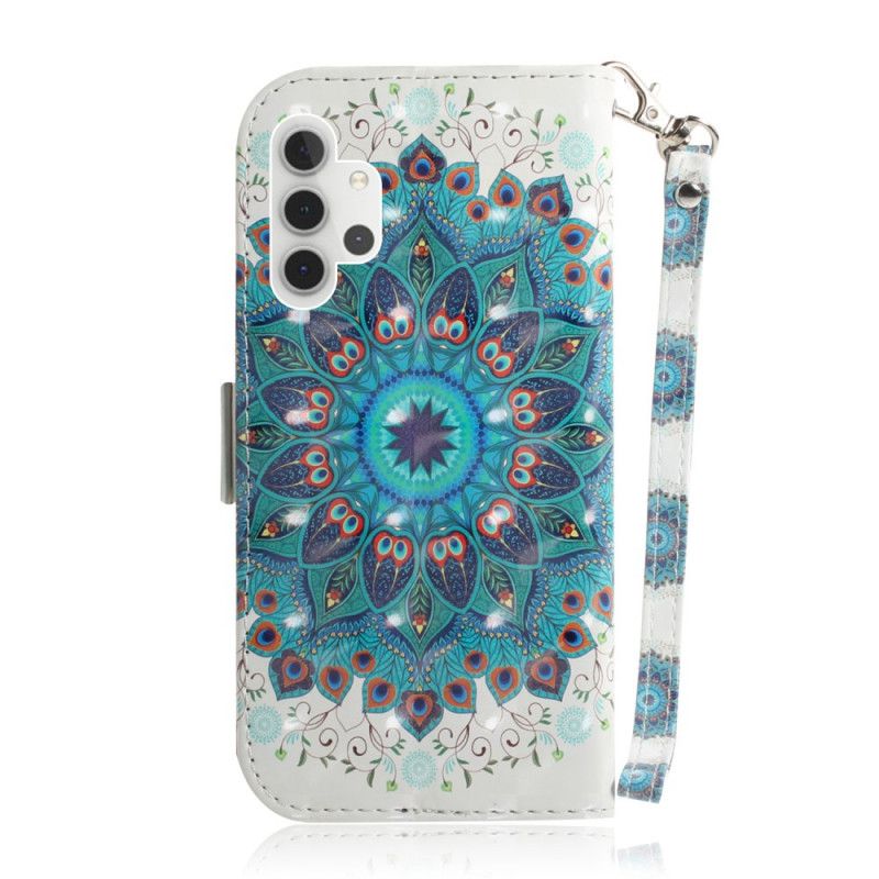 Folio Deksel for Samsung Galaxy A32 5G Mesterlig Mandala Med Tanga