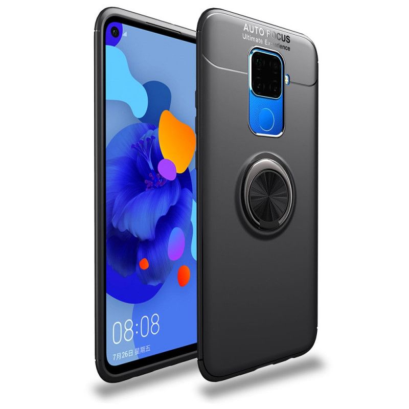 Deksel Huawei Mate 30 Lite Svart Roterende Ring
