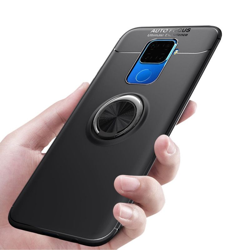 Deksel Huawei Mate 30 Lite Svart Roterende Ring