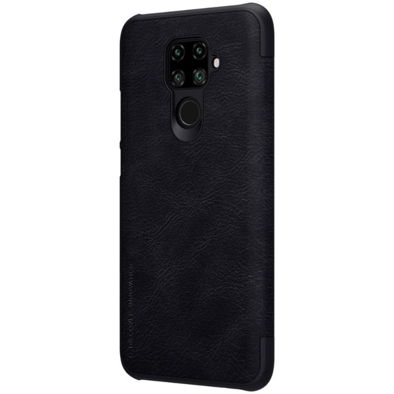 Folio Deksel Huawei Mate 30 Lite Rød Nillkin Qin-Serien Beskyttelse
