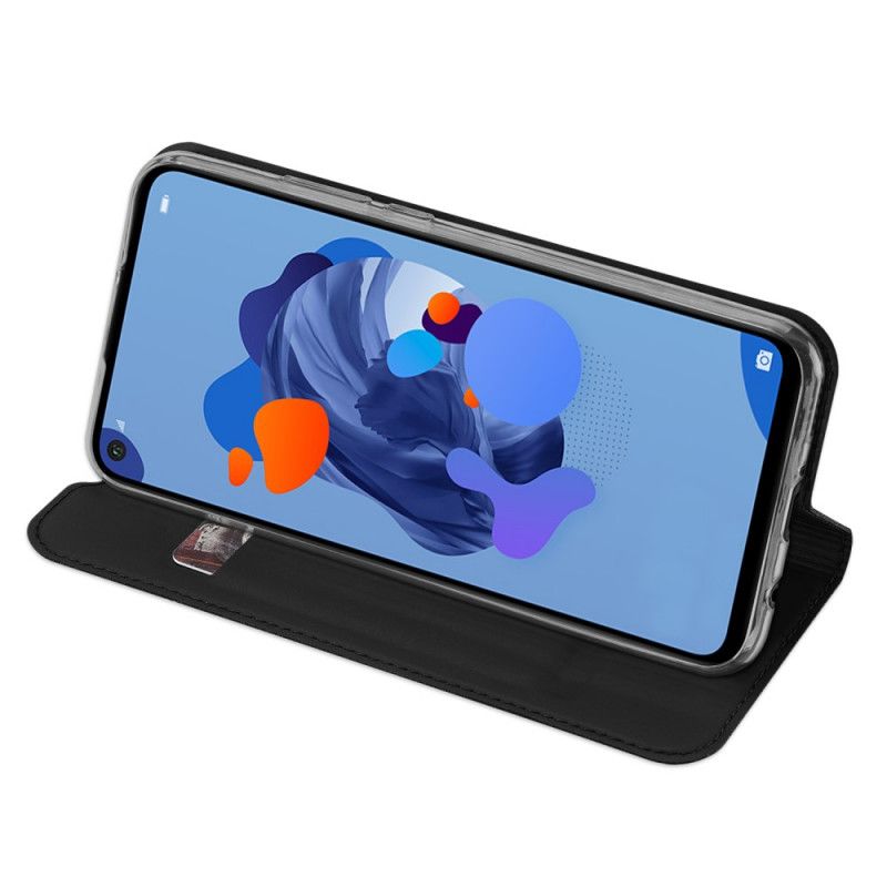 Folio Deksel Huawei Mate 30 Lite Svart Dux Ducis Pro Series Hud