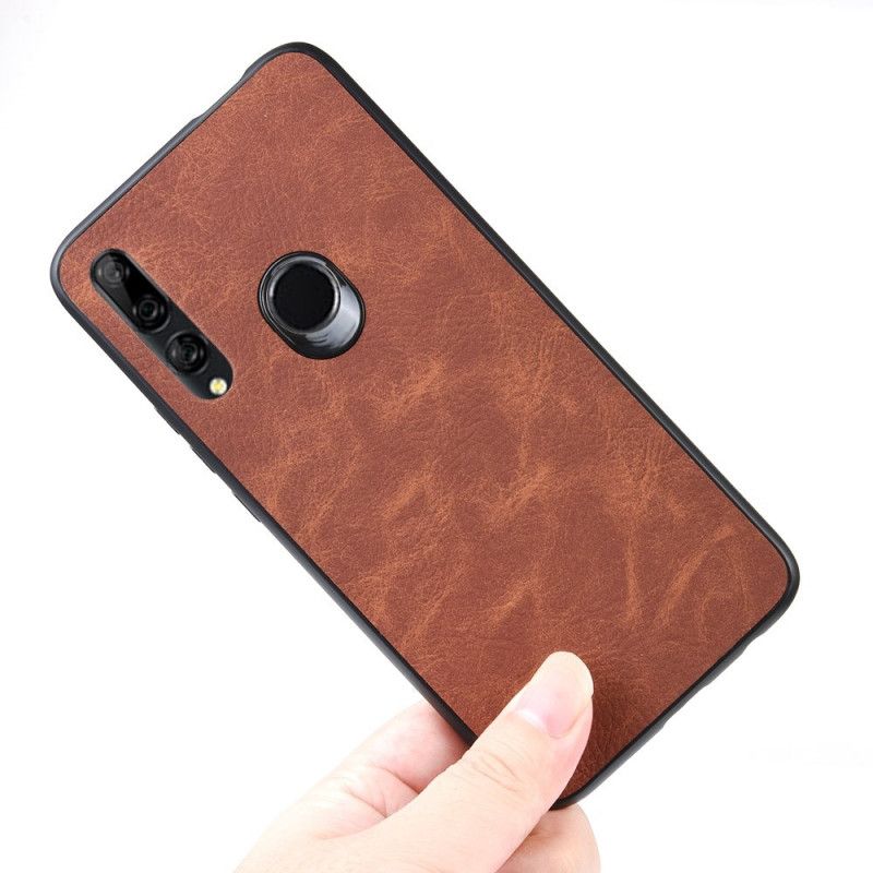 Deksel for Honor 9X Svart Premium Skinneffekt