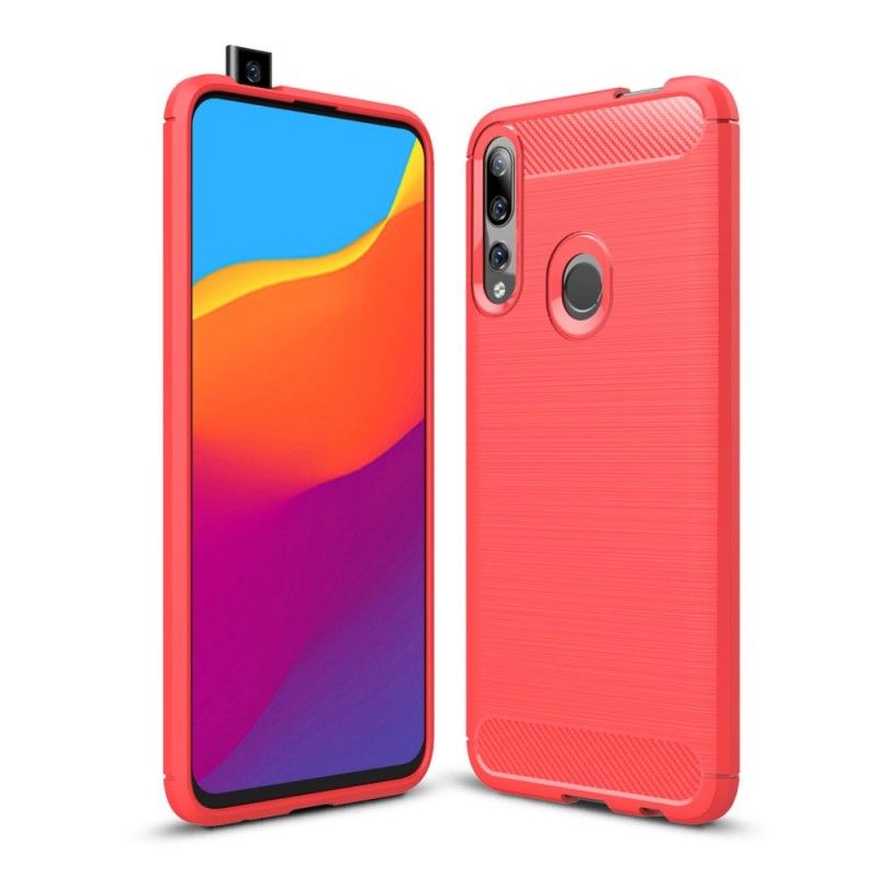 Deksel Honor 9X Svart Børstet Karbonfiber