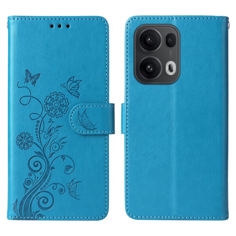 Folio Deksel Oppo Reno 13 Pro 5g Blomster