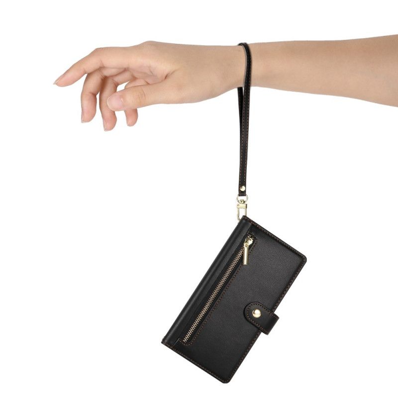 Folio Deksel Oppo Reno 13 Pro 5g Lommebok Med Stropp Og Skulderstropp Beskyttelse Deksel