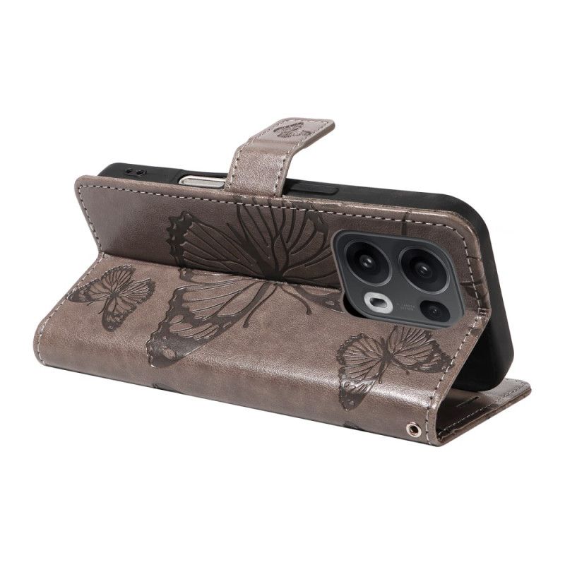 Folio Deksel Til Oppo Reno 13 Pro 5g Kjempesommerfugler